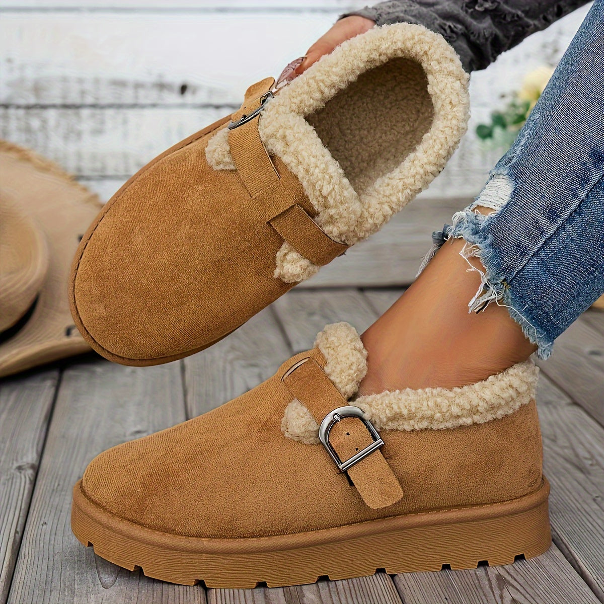 Lina Acogedores Botines de Invierno con Soporte Ergonómico