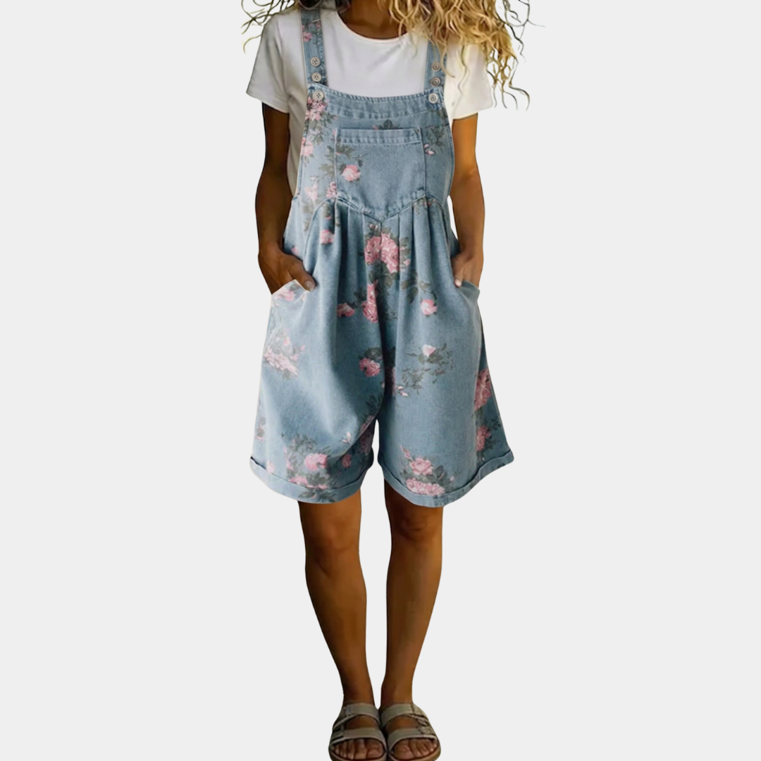Judy | Peto Vaquero Floral de Estilo Vintage - imagen 1