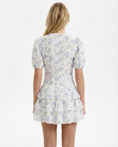 VESTIDO MINI FLUIDO VOLANTES