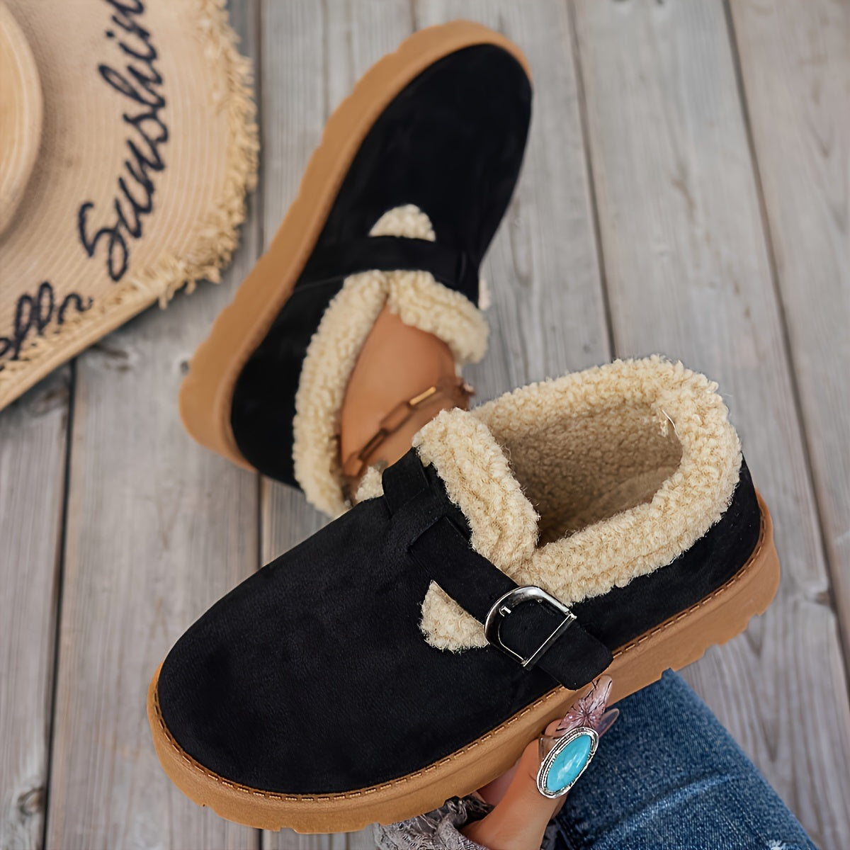 Lina Acogedores Botines de Invierno con Soporte Ergonómico