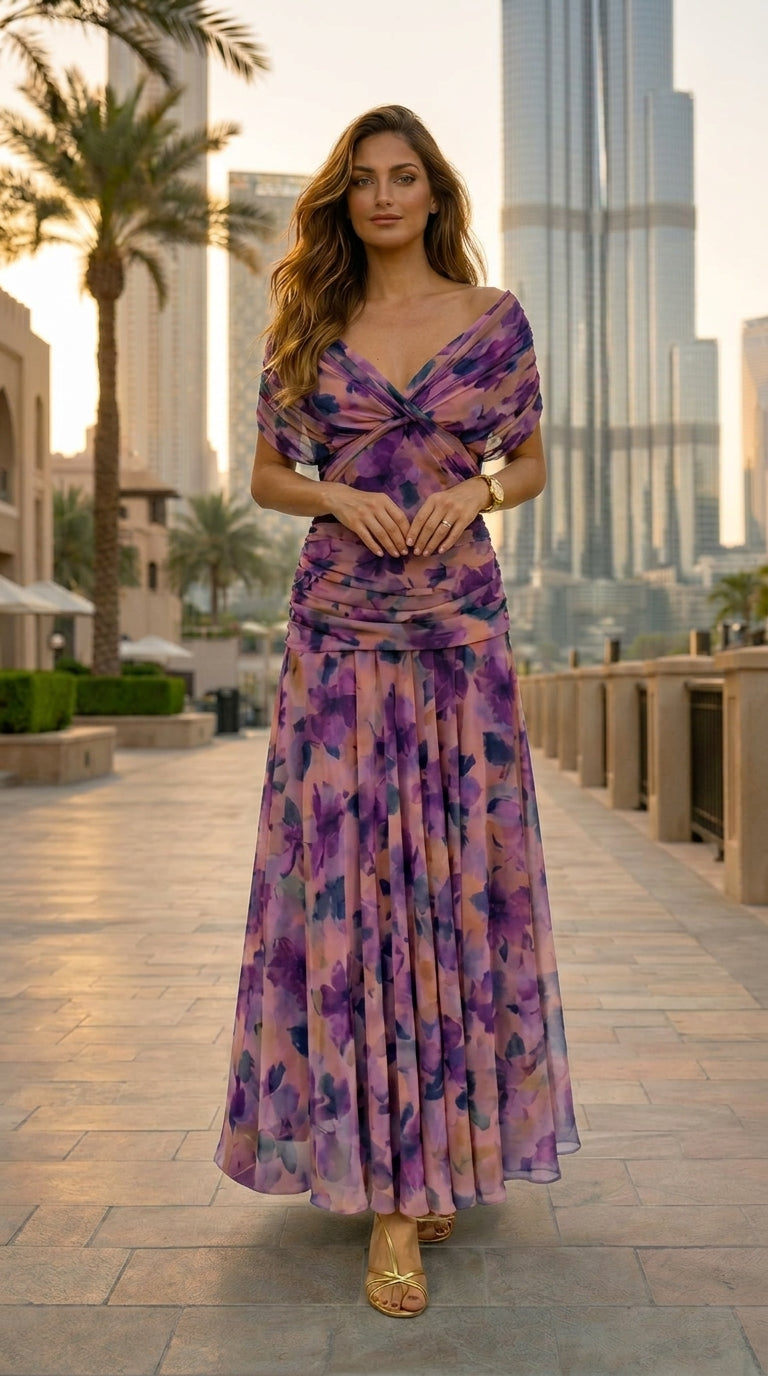 ISLA I VESTIDO LARGO DE GASA EDICION LIMITADA