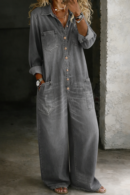 Lena | Peto Vaquero Casual y Cómodo - imagen 3