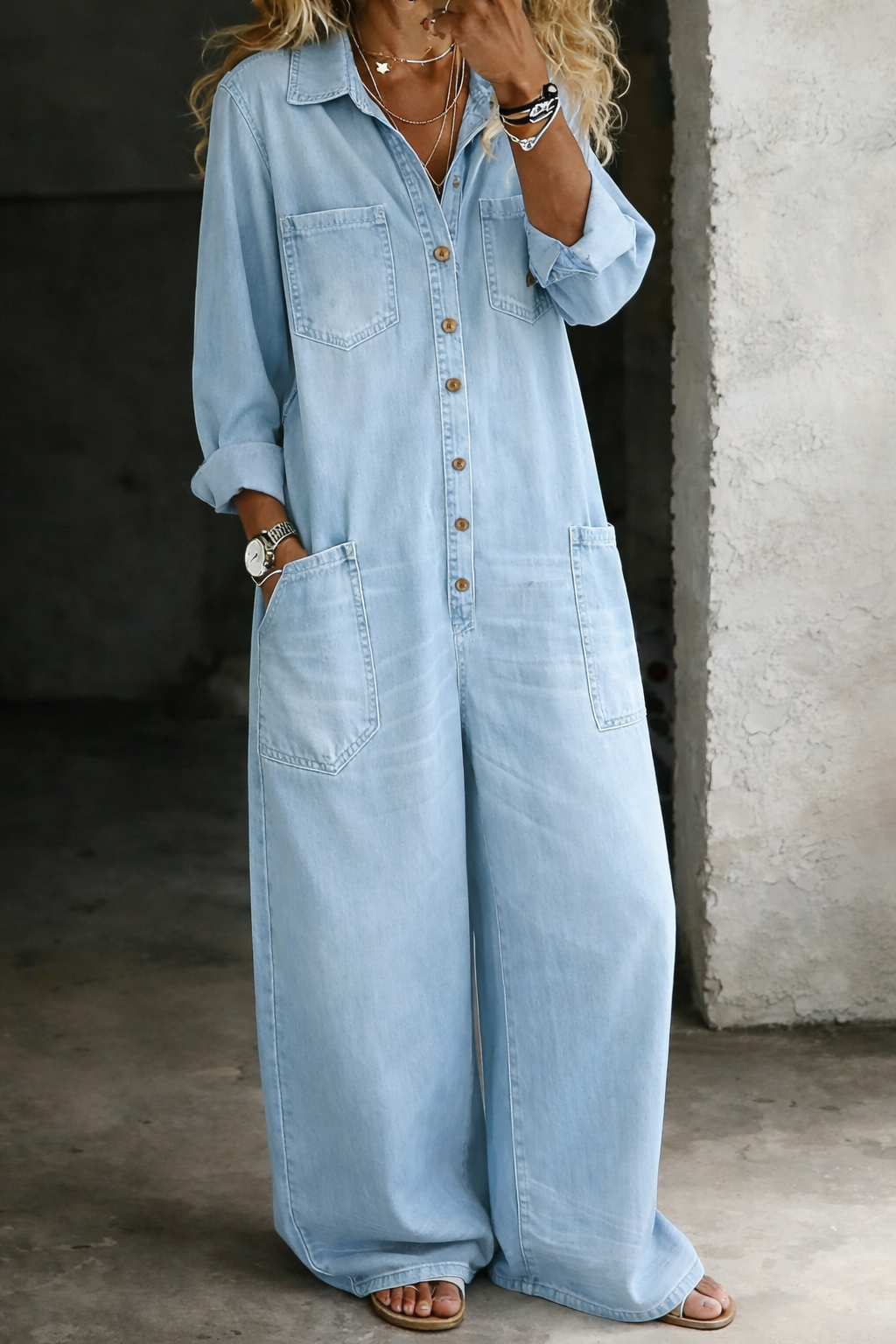 Lena | Peto Vaquero Casual y Cómodo - imagen 4