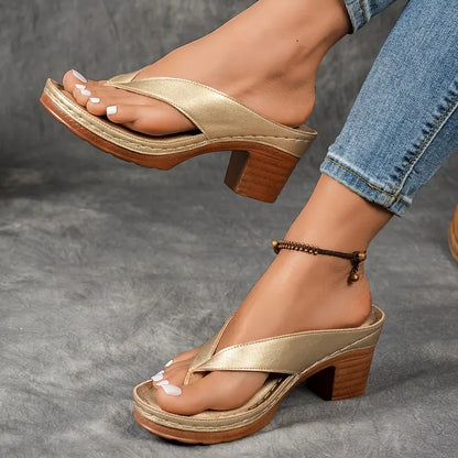 Delacroix™ - Sandalias de Elegancia y Comodidad - Oro