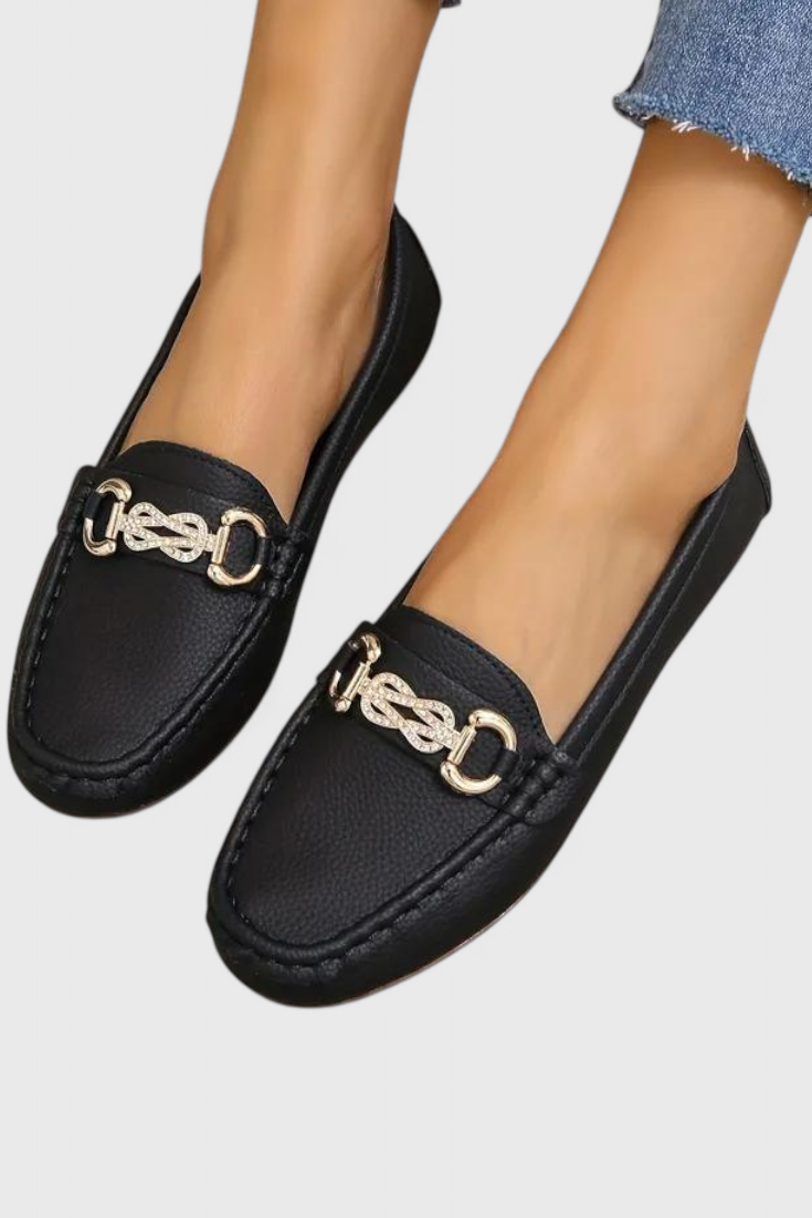 Odette Mocasines Clásicos de Cuero