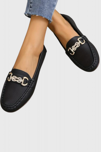 Odette Mocasines Clásicos de Cuero
