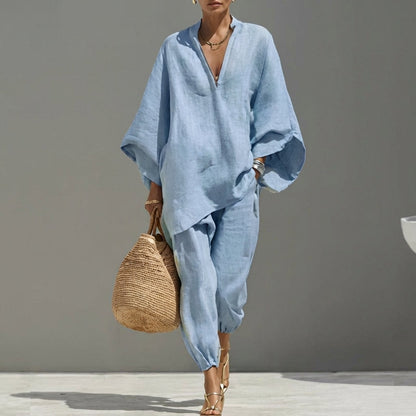 Marina™ | Conjunto de Lino Premium – Elegancia y Comodidad sin Esfuerzo