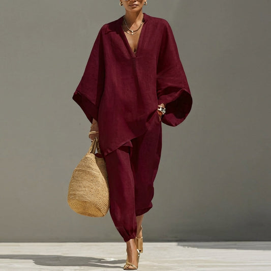 Marina™ | Conjunto de Lino Premium – Elegancia y Comodidad sin Esfuerzo
