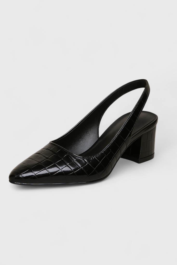 Ava Slingback de Tacón Elegante con Punta Fina