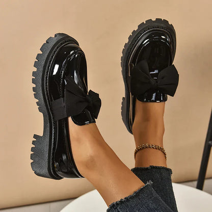 Garisa™ | Mocasines Plataforma Trendy con Lazo Chic