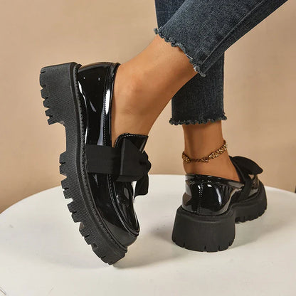 Garisa™ | Mocasines Plataforma Trendy con Lazo Chic