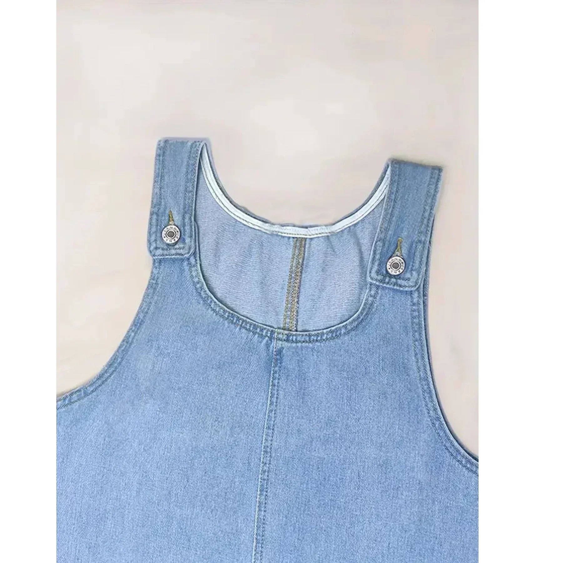Saylor | Vestido Peto Vaquero de Corte Relajado - imagen 6