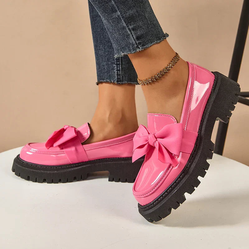 Garisa™ | Mocasines Plataforma Trendy con Lazo Chic