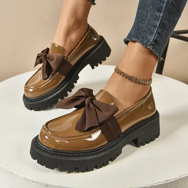 Garisa™ | Mocasines Plataforma Trendy con Lazo Chic