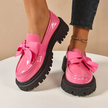 Garisa™ | Mocasines Plataforma Trendy con Lazo Chic