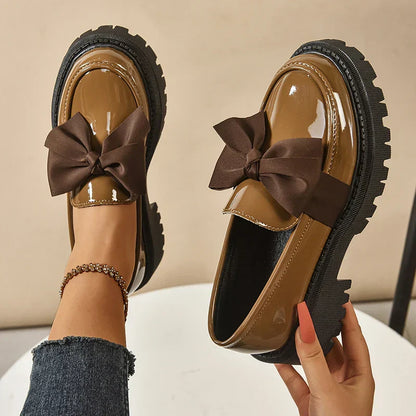 Garisa™ | Mocasines Plataforma Trendy con Lazo Chic