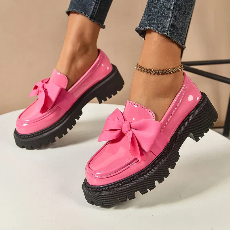 Garisa™ | Mocasines Plataforma Trendy con Lazo Chic