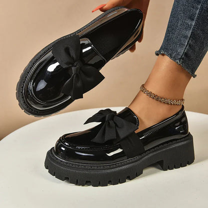 Garisa™ | Mocasines Plataforma Trendy con Lazo Chic