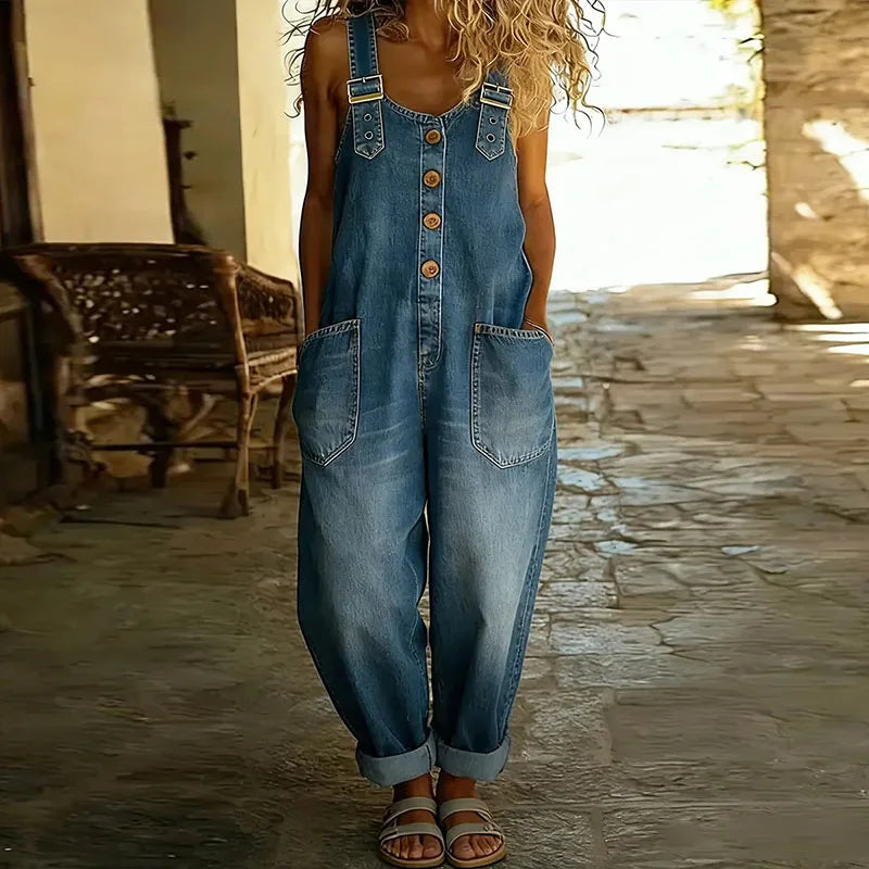 Mae | Peto Vaquero Vintage con Tirantes Ajustables - imagen 4