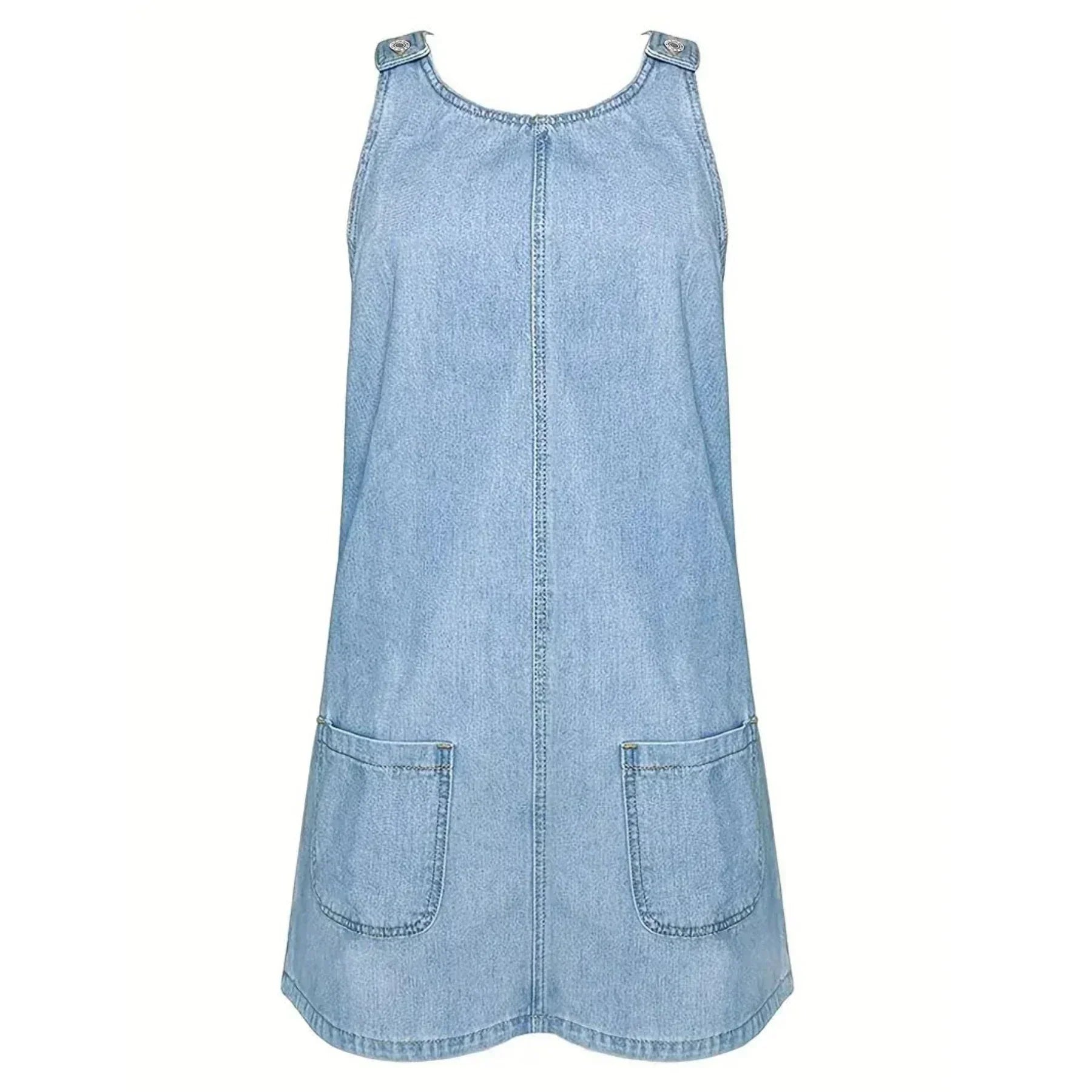 Saylor | Vestido Peto Vaquero de Corte Relajado - imagen 4