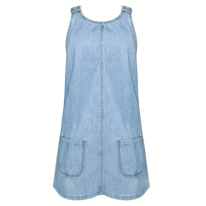 Saylor | Vestido Peto Vaquero de Corte Relajado - imagen 4