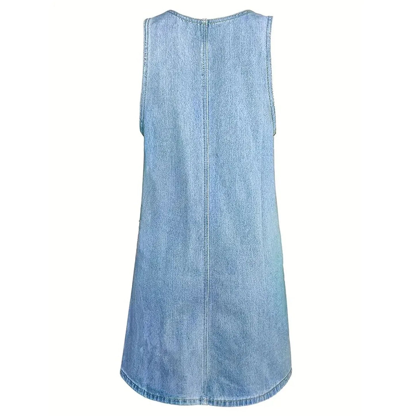 Saylor | Vestido Peto Vaquero de Corte Relajado - imagen 5