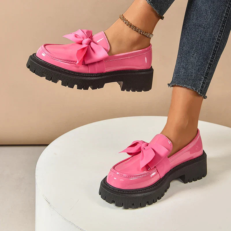 Garisa™ | Mocasines Plataforma Trendy con Lazo Chic
