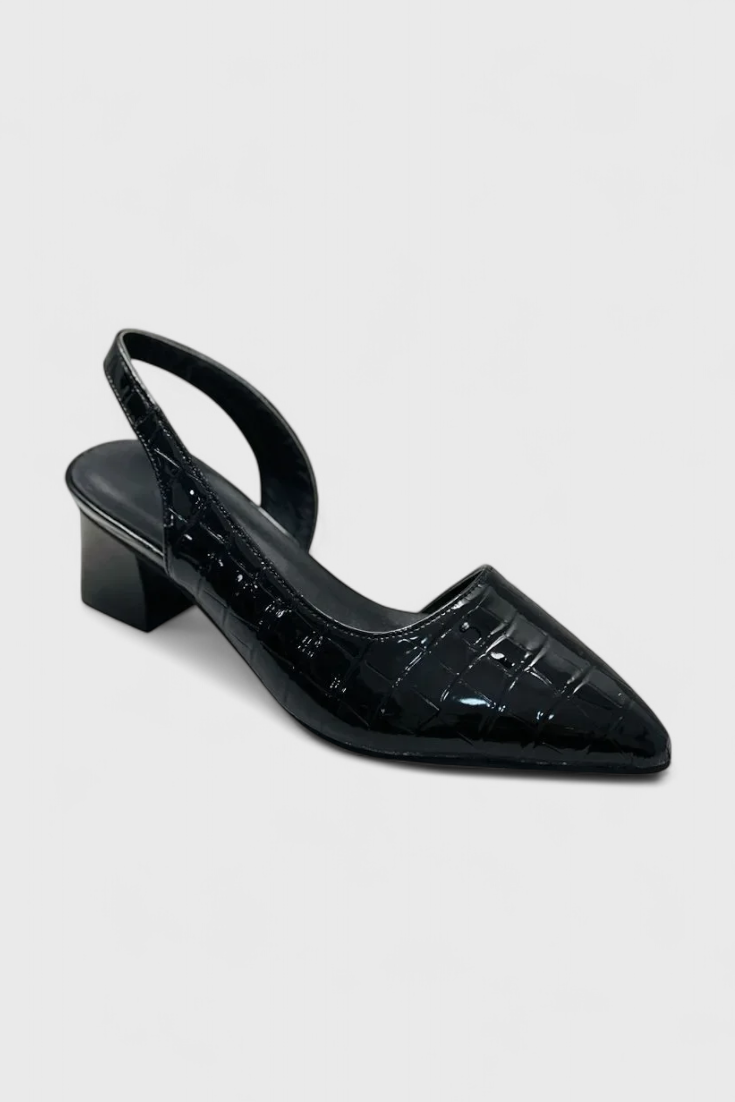 Ava Slingback de Tacón Elegante con Punta Fina