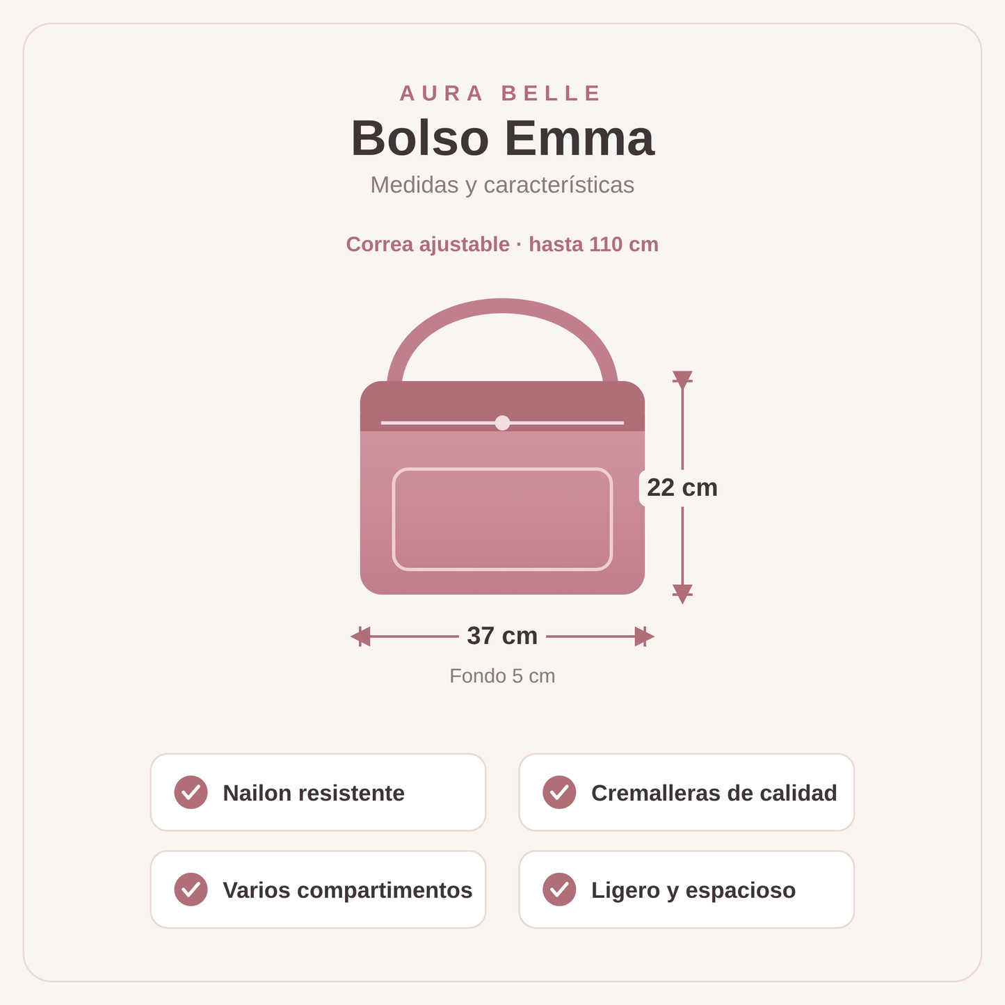 Emma | Bolso de Hombro