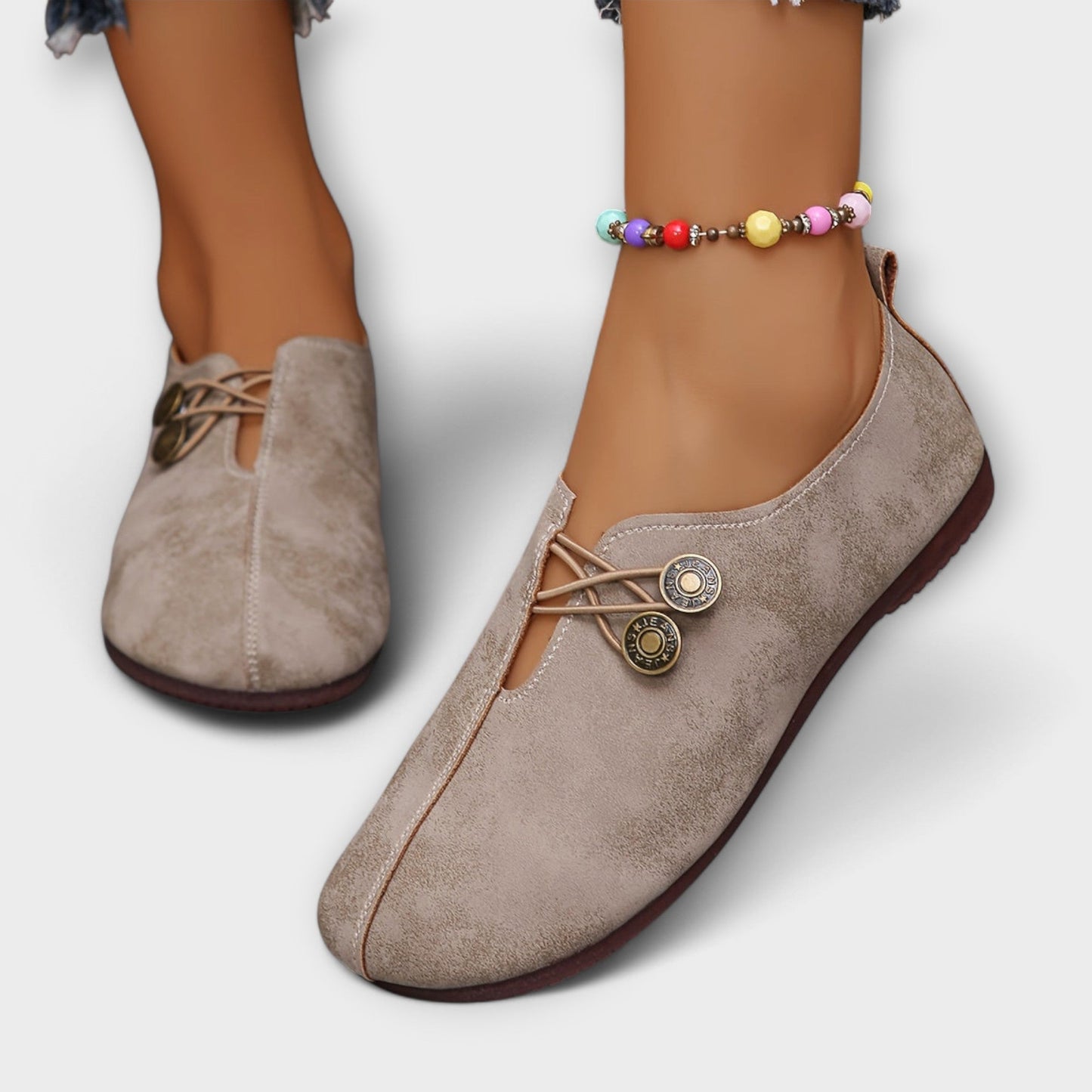 Taera Mocasín de Ante Ultraligero