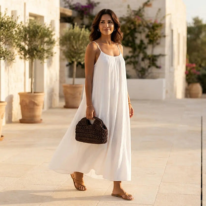 Nerea vestido fluido de espalda abierta - imagen 11