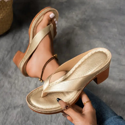 Delacroix™ - Sandalias de Elegancia y Comodidad - Oro