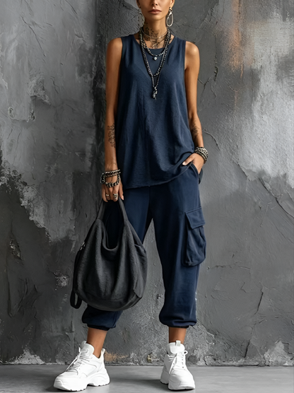 Valentina | Conjunto Casual con Bolsillos