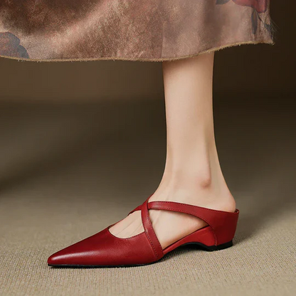 Aluna Mules de Piel