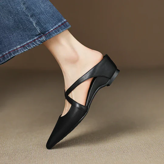 Aluna Mules de Piel