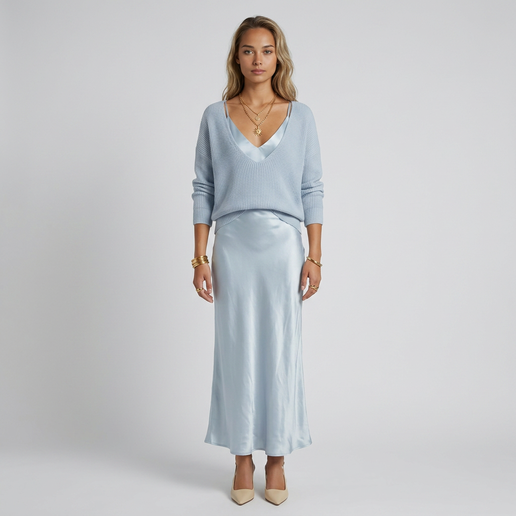 MARTINA - VESTIDO CON JERSEY