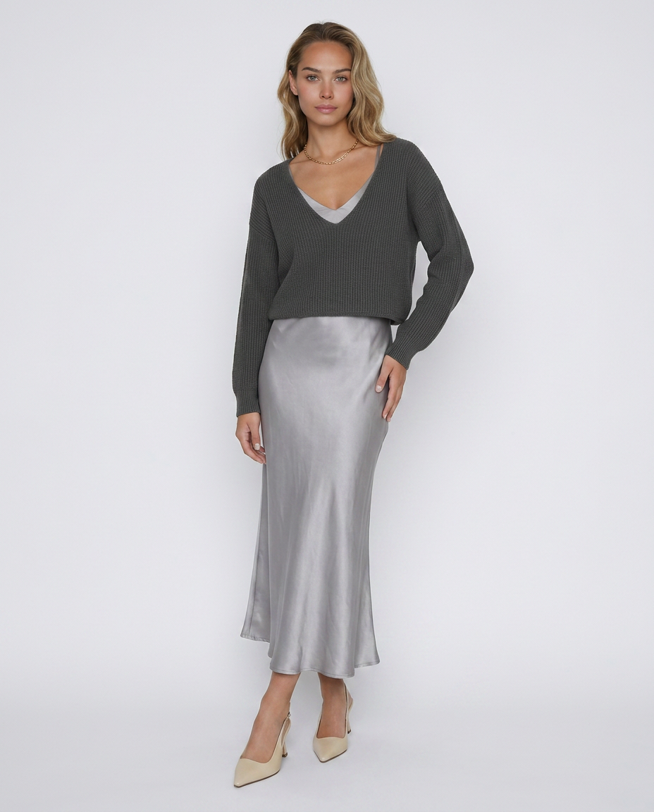 MARTINA - VESTIDO CON JERSEY