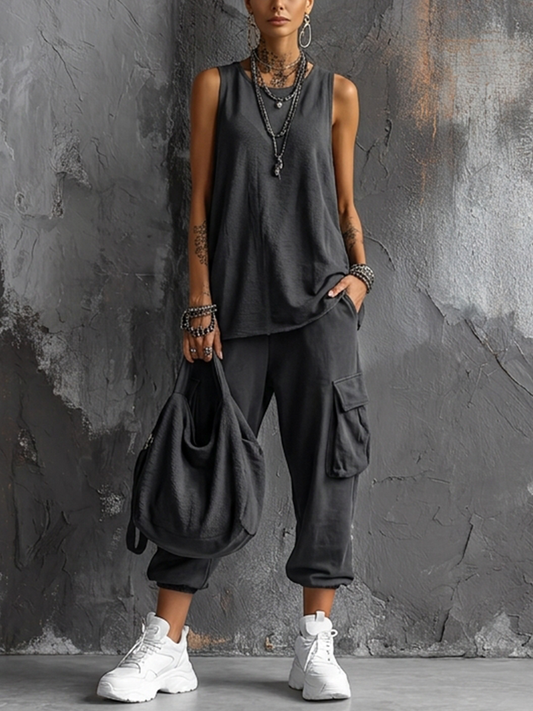 Valentina | Conjunto Casual con Bolsillos